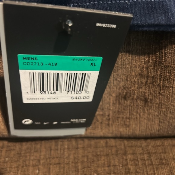 Official NBA Nike Washington Wizards Basketball Long Sleeve Shirt - Navy - Picture 5 of 6